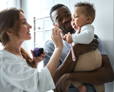 Parent and baby enjoying their life with complete peace of mind